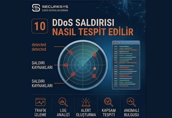 DDoS Saldırısı Nasıl Tespit Edilir? SOC, SIEM, NDR ve Trafik Analizi