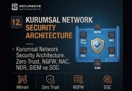 Kurumsal Network Security Architecture: Zero Trust, NGFW, NAC, NDR, SIEM ve SOC