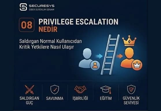Privilege Escalation Nedir? Saldırgan Normal Kullanıcıdan Kritik Yetkilere Nasıl Ulaşır?