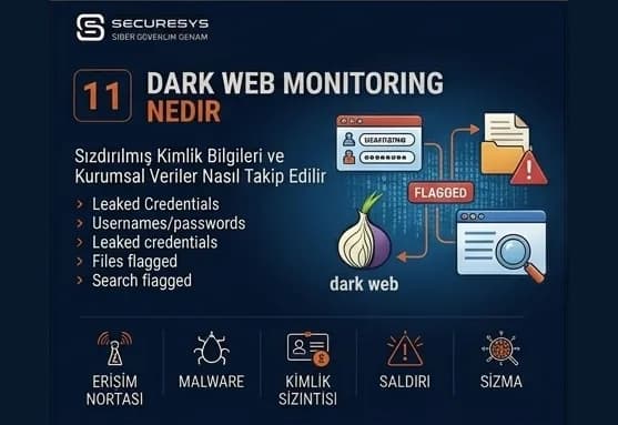 Dark Web Monitoring Nedir? Sızdırılmış Kimlik Bilgileri ve Kurumsal Veriler Nasıl Takip Edilir?
