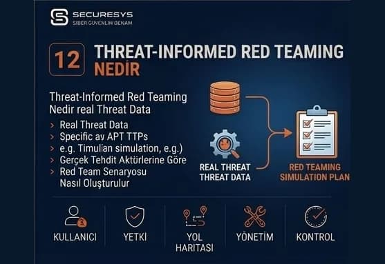 Threat-Informed Red Teaming Nedir? Gerçek Tehdit Aktörlerine Göre Red Team Senaryosu Nasıl Oluşturulur?