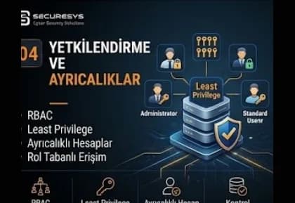 Veritabanı Yetkilendirme: RBAC, Least Privilege ve Ayrıcalıklı Hesaplar
