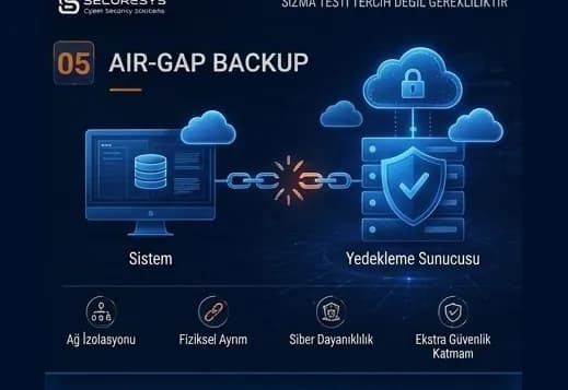 Air-Gap Backup: Siber Saldırılardan İzole Yedekleme Mimarisi
