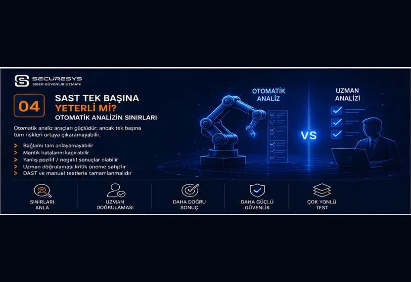 SAST Tek Başına Yeterli mi? Otomatik Tarama ve Manuel Kaynak Kod Analizi