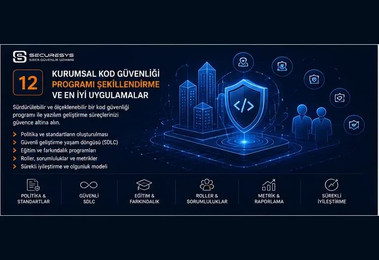 Kurumsal Kod Güvenliği Programı: Secure SDLC ve SecureSys Yaklaşımı