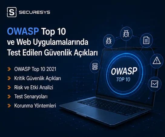 OWASP Top 10 ve Web Uygulamalarında Test Edilen Güvenlik Açıkları
