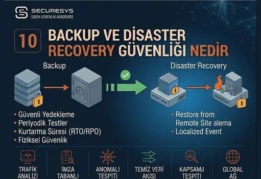 Backup ve Disaster Recovery Güvenliği Nedir? Ransomware’e Karşı Yedekleme Stratejisi Nasıl Olmalıdır?